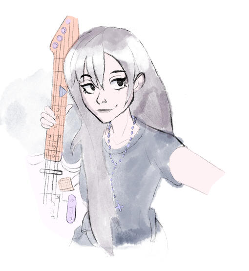 Girl with Guitar Girl with Guitar